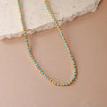 Turquoise Tennis Necklace